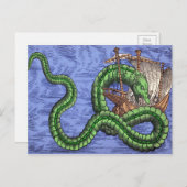 ヴィンテージシードラゴンポストカード ポストカード (正面/裏面)