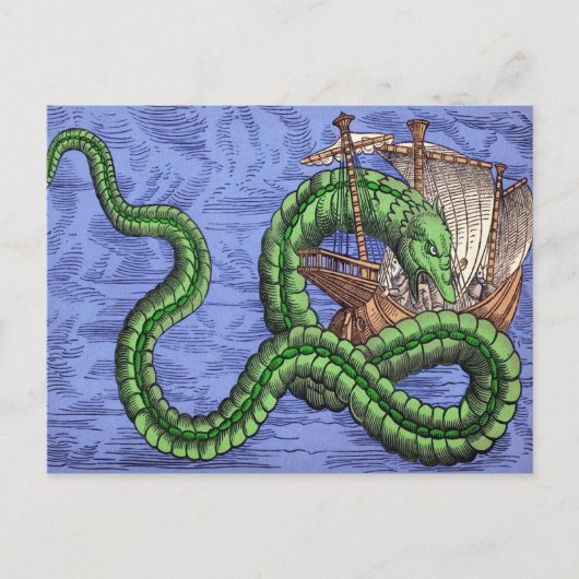 ヴィンテージシードラゴンポストカード ポストカード (正面)