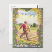 ヴィンテージシード広告はがき ポストカード (正面/裏面)