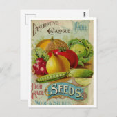 ヴィンテージシード広告はがき ポストカード (正面/裏面)