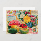 ヴィンテージシード広告はがき ポストカード (正面/裏面)