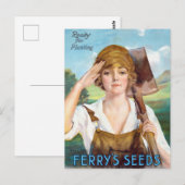 ヴィンテージシード広告はがき ポストカード (正面/裏面)