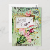 ヴィンテージシード広告はがき ポストカード (正面/裏面)