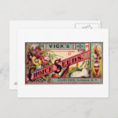 ヴィンテージシードAd ポストカード (正面/裏面)