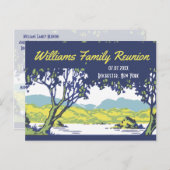 ヴィンテージシーニックファミリーツリー懇親会 案内ポストカード (正面/裏面)