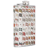 ヴィンテージシーフラッグの表、美的プリント フラスク (右)