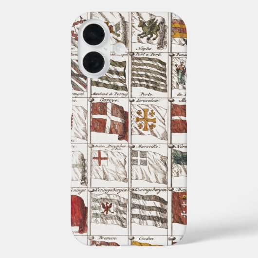 ヴィンテージシーフラッグの表、美的プリント Case-Mate iPhoneケース (裏面)