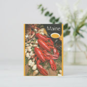 ヴィンテージシーフードインメインハガキ ポストカード (スタンド正面)