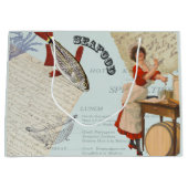 ヴィンテージシーフード料理 ラージペーパーバッグ (正面)