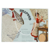 ヴィンテージシーフード料理 ラージペーパーバッグ (裏面)