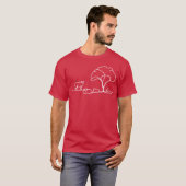 ヴィンテージシープラインダローイング Tシャツ (正面フル)