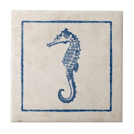 ヴィンテージシーホース タイル (正面)