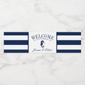 ヴィンテージシーホース |航海の結婚へようこそ ペットボトルラベル (シングルラベル)