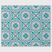 ヴィンテージシームレスなテクスチャ。きれいな色のパター ラッピングペーパー (フラット)