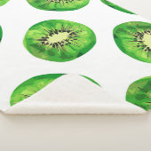 ヴィンテージシームレスなパターンkiwiイラストレーションハンドdr シェルパブランケット (3/4)