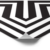 ヴィンテージシームレスなモデルテクスモダンスタイリッシュチャC ポスター (角)