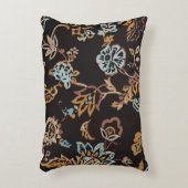 ヴィンテージシームレスな花柄。手書きテクスチャ アクセントクッション (正面(垂直))