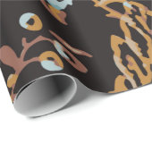 ヴィンテージシームレスな花柄。手書きテクスチャ ラッピングペーパー (ロールコーナー)