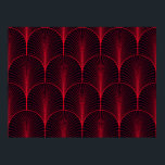 ヴィンテージシームレスな赤と黒のアートデコ壁紙 ポスター<br><div class="desc">ヴィンテージシームレスな赤と黒のアートの壁紙パターンdeco, 抽象芸術，アート，背景，背景，空白の，クリップ，デコール，スケッチ，要素，版木、銅版、版画，フレーム，幾何学的，グラフィック，イラストレーション，古い，パターン，かわいい，繰り返し，ヴィンテージ, イラストレーション，レトロ，レトロ</div>