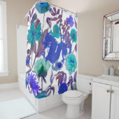 ヴィンテージシームレスア伝統的ジアのパターン。日本 シャワーカーテン (インサイチュ)