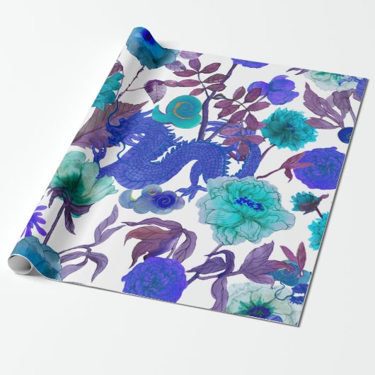 ヴィンテージシームレスア伝統的ジアのパターン。日本 ラッピングペーパー (アンロールド)