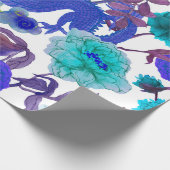 ヴィンテージシームレスア伝統的ジアのパターン。日本 ラッピングペーパー (角)