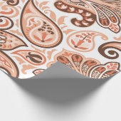 ヴィンテージシームレスカラフルパターンペイズリースタイル ラッピングペーパー (角)