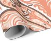 ヴィンテージシームレスカラフルパターンペイズリースタイル ラッピングペーパー (ロールコーナー)