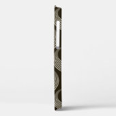 ヴィンテージシームレスパターンモノクロオーナメント  Case-Mate iPhoneケース (裏面 / 左)