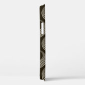 ヴィンテージシームレスパターンモノクロオーナメント  Case-Mate iPhoneケース (裏面 / 右)