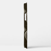 ヴィンテージシームレスパターンモノクロオーナメント Case-Mate iPhoneケース (裏面 / 右)