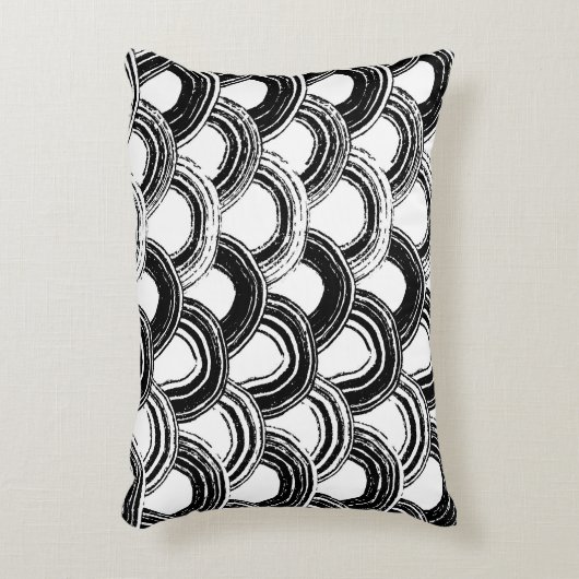 ヴィンテージシームレスパターン乾燥ブラシ付きstr アクセントクッション (正面(垂直))