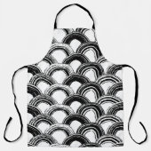 ヴィンテージシームレスパターン乾燥ブラシ付きstr エプロン (正面)