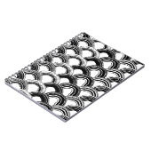 ヴィンテージシームレスパターン乾燥ブラシ付きstr ノートブック (左側)