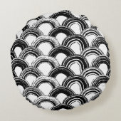 ヴィンテージシームレスパターン乾燥ブラシ付きstr ラウンドクッション (裏面)