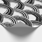 ヴィンテージシームレスパターン乾燥ブラシ付きstr ラッピングペーパー (角)