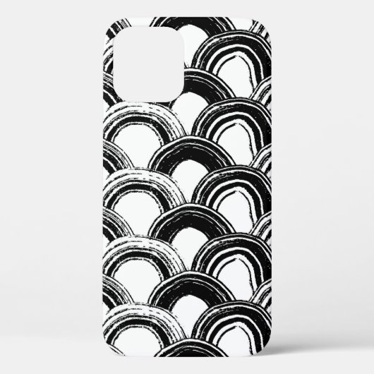 ヴィンテージシームレスパターン乾燥ブラシ付きstr Case-Mate iPhoneケース (裏面)