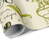 ヴィンテージシームレスパターン手書き文字Lor ラッピングペーパー (ロールコーナー)