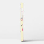 ヴィンテージシームレス写実的フラミンゴ鳥 Case-Mate iPhoneケース (裏面 / 左)