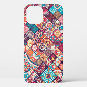 ヴィンテージシームレス:イスラム手描き。 iPhone 12ケース