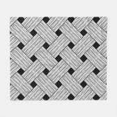 ヴィンテージシームレ伝統的スパターンの背景 フリースブランケット (正面(横))