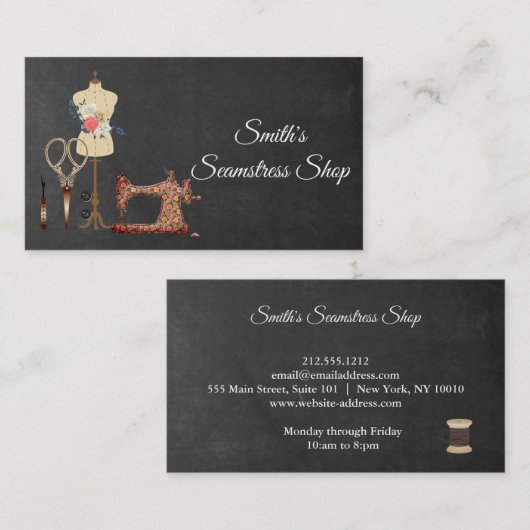 ヴィンテージシーメストシャルボード 名刺 (正面/裏面)