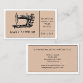 ヴィンテージシーメストテーラー裁縫 名刺 (正面/裏面)