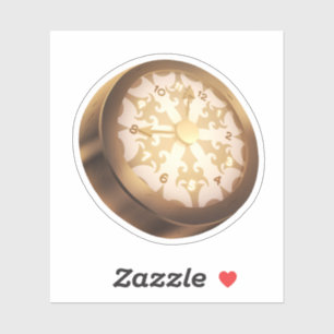 ヴィンテージシール時計スチームパンクスクラップブック シール