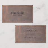 ヴィンテージシーレザーボーカルコーチ名刺 名刺 (正面/裏面)