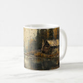 ヴィンテージシーンのマグカップ コーヒーマグカップ (正面右)