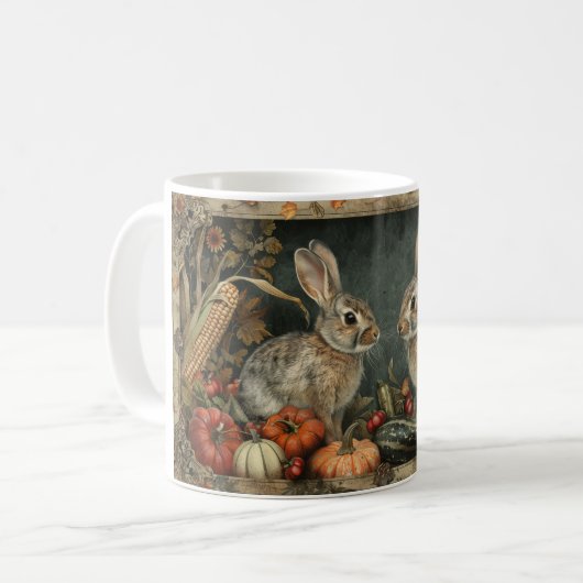 ヴィンテージシーンのマグカップ コーヒーマグカップ (正面左)