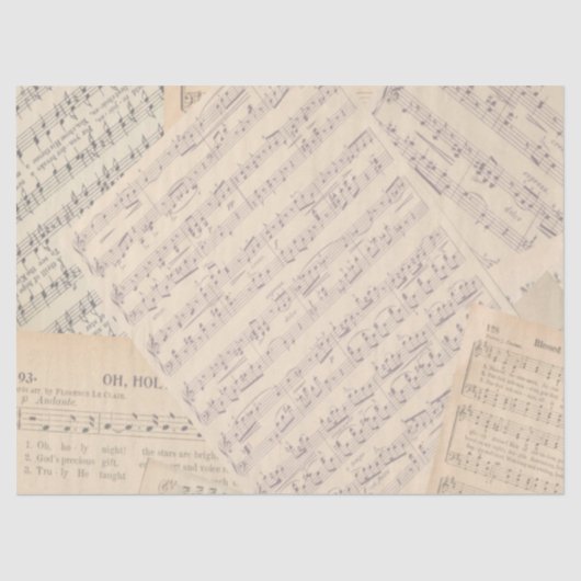 ヴィンテージシー結婚ト音楽 薄葉紙 (正面)