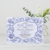 ヴィンテージシー航海のセルビーチブライダルシャワー 招待状 (スタンド正面)