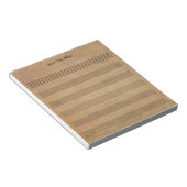 ヴィンテージシ空白のート音楽6 Staves ノートパッド (アングル)